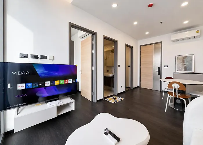 1br High Floor Partial River View 公寓 曼谷