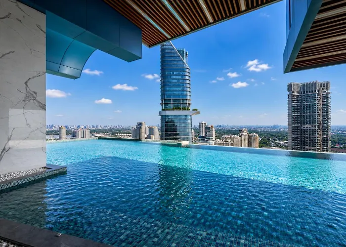 1br High Floor Partial River View 公寓 曼谷