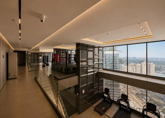 公寓 1br High Floor Partial River View 曼谷